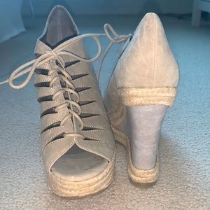 Material Girl summer wedges